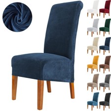 XL Velvet Dining Chair Covers