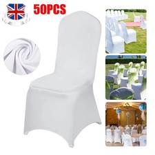 50PCS Stretch Spandex White